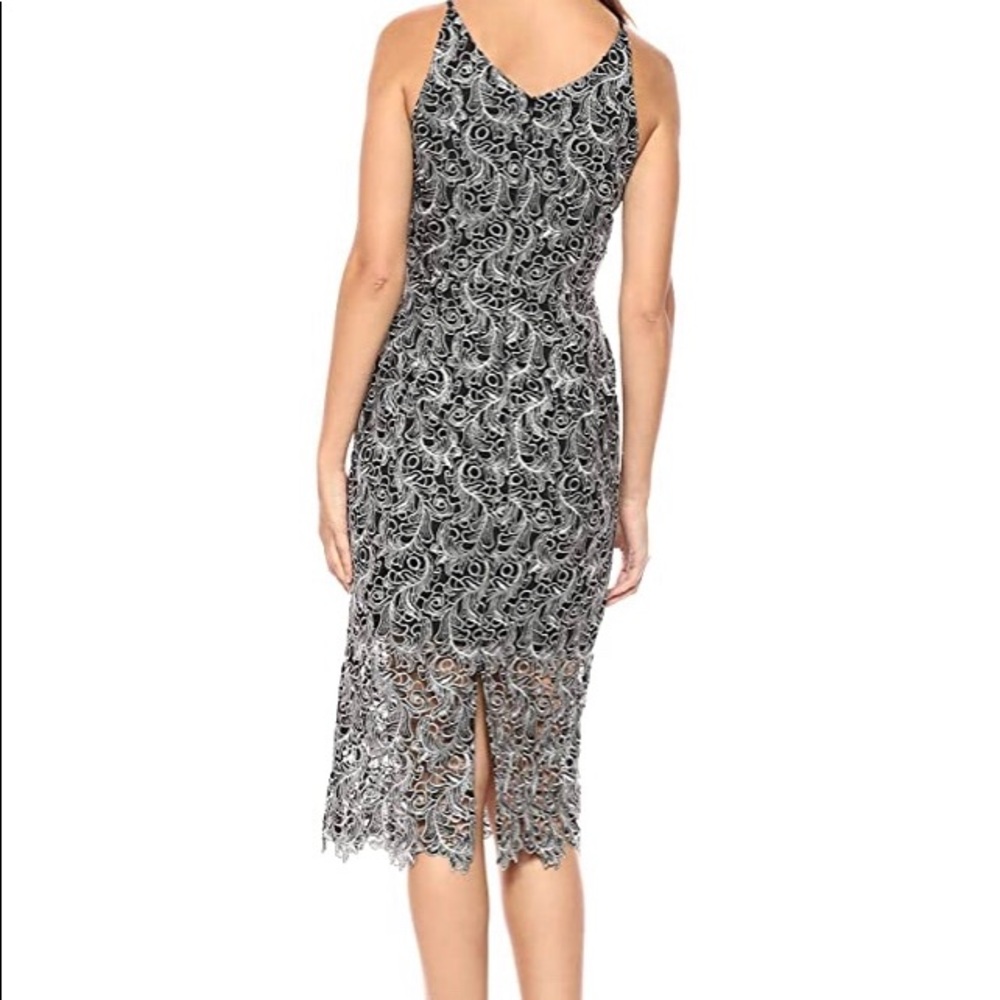 NWT Dress the Population Aurora Lace Tea Length XL
